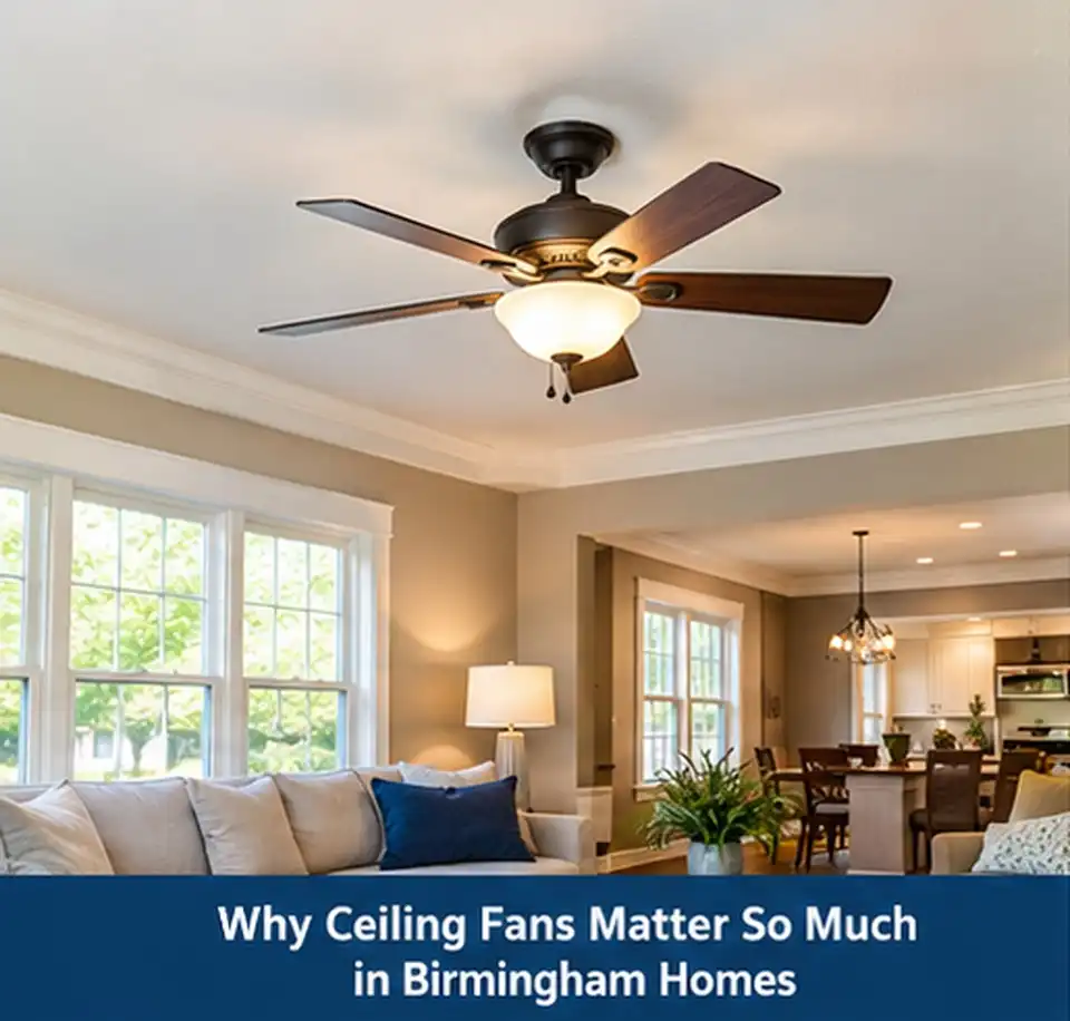 Why Ceiling Fans Matter So Much in Birmingham Homes